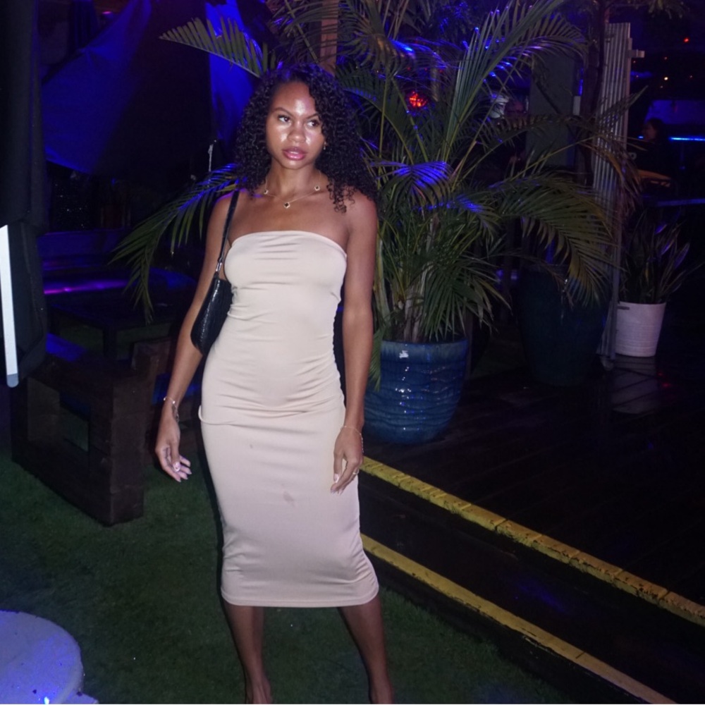 Nude tube Dress
